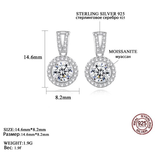 1ct. t.w. Diamond Dainty Earrings - Picture 6 of 14
